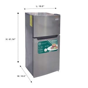 REFRIGERADORA PREMIER NV-8096 5 PIES ACERO INOX FROST GRIS | Precio a crédito 52 semanas de - Imagen 2