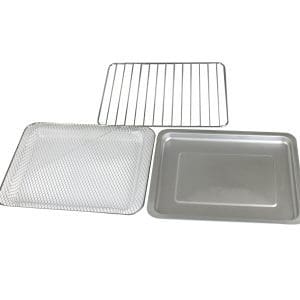 FREIDORA DE AIRE PREMIER FRD-8071 23 L GRIS ACERO INOX | Precio a crédito 52 semanas de - Imagen 2