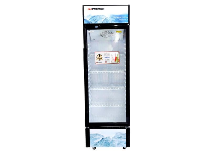 ENFRIADOR VERTICAL PREMIER SR-7726 VITRINA 11 PIES FROST NEGRO | Precio a crédito 52 semanas de