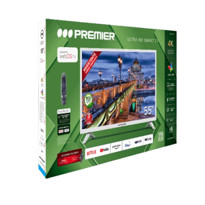 TELEVISORES PREMIER TV-8054 55'' WEB OS SMART TV GRIS | Precio a crédito 52 semanas de