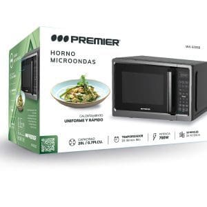 HORNO MICROONDAS PREMIER MW-8305 20 LITROS 0.7 PIES NEGRO | Precio a crédito 52 semanas de - Imagen 2