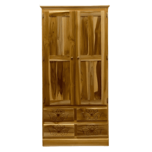 CLOSET SANBEL ISABEL 2 PUERTAS 2 CAJONES TEKA | Precio a crédito 52 semanas de