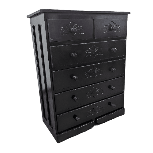 COMODAS BALOYES GRANDE 6 CAJONES NOGAL | Precio a crédito 52 semanas de - Imagen 3