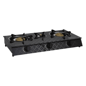 ESTUFAS DE MESA PREMIER EF-7359G 3 QUEMADORES NEGRA - Imagen 3