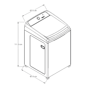 LAVADORAS ACROS AWH18ABAAC 18 KG 40 LBRS AUTOMATICA BLANCO | Precio a crédito 52 semanas de - Imagen 4