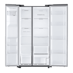 REFRIGERADORA SAMSUNG RS-22T5200S9 22 PIES C/DISP. DE AGUA/HIELO GRIS INVERTER  | Precio a crédito 52 semanas de - Imagen 3