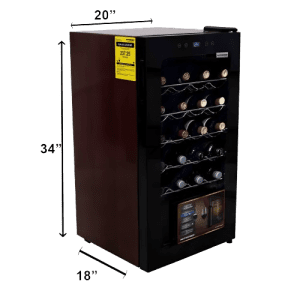 VINERA ELECTRICA PREMIER NV-7456 24 BOTELLAS 3.5 PIES/100 L CAFE  | Precio a crédito 52 semanas de - Imagen 4