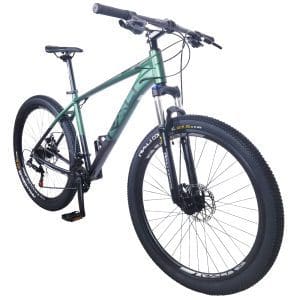 BICICLETAS RALI RIO ROD 27.50 SISTEMA MECANICO MTB HOMBRE NEGRO/VERDE | Precio a crédito 40 semanas de - Imagen 2
