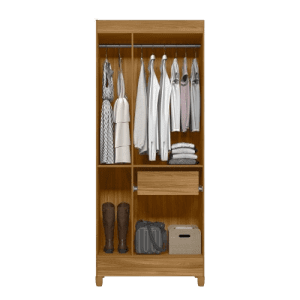 CLOSET PENSA LYON-9395 3 PTS 182X75 CM CHOCOLATE/BLANCO | Precio a crédito 52 semanas de - Imagen 2