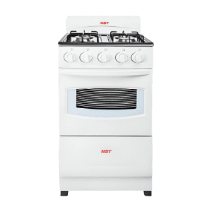 ESTUFAS NST STE-2501RBPHFSG 4 QUEMADORES 20'' BLANCO  | Precio a crédito 52 semanas de