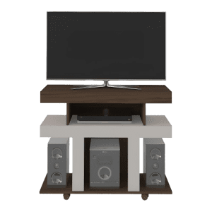 PORTA T.V PENSA GUAIBA 0.91X0.74 CHOCOLATE/BLANCO | Precio a crédito 52 semanas de - Imagen 2