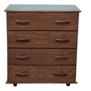 COMODAS PENSA 3823 4 GAVETAS CHOCOLATE | Precio a crédito 52 semanas de