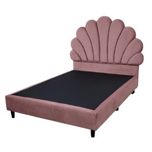 CAMAS EBEN-EZER PALMERA 1.36 TAPIZADA ROSA/COLORES VARIOS | Precio a crédito 52 semanas de
