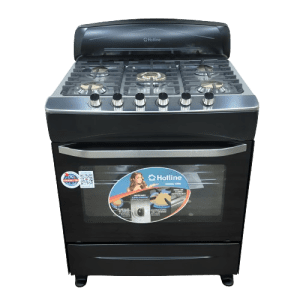 ESTUFAS HOTLINE HLGR-3000 30 PULG 5 QUEMADORES NEGRO | Precio a crédito 52 semanas de