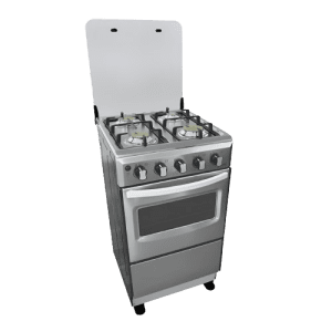 ESTUFAS HOTLINE HLGR-469 20'' C/TAPA DE CRISTAL 4 QUEMADORES P/ HF GRIS | Precio a crédito 52 semanas de