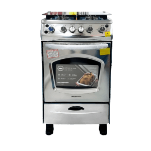 ESTUFAS PREMIER EF-8317 20'' 4 QUEMADORES ACERO INOX C/TAPA DE CRISTAL GRIS | Precio a crédito 52 semanas de