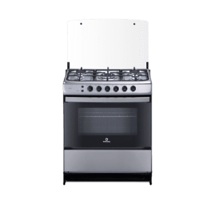 ESTUFAS INDURAMA MURCIA 31'' 5 QUEMADORES C/TAPA DE CRISTAL ACERO INOX GRIS | Precio a crédito 52 semanas de