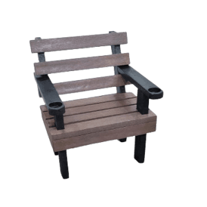 SILLON ECOPLASTIC MARTA / CHOCOLATE | Precio a crédito 52 semanas de