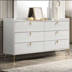 TOCADORES PENSA 2195 6 CAJONES C/ESPEJO BLANCO | Precio a crédito 52 semanas de - Imagen 3