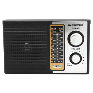 RADIO PORTATIL PREMIER RD-24 5 BANDAS NEGRO
