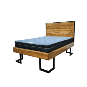 CAMAS SB KENIA 1.36 FIERRO/MADERA | Precio a crédito 52 semanas de - Imagen 2