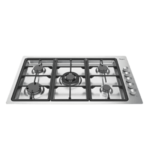 ESTUFAS DE MESAS EMPOTRABLES WHIRPOOL WP-3550S 36'' 5 QUEMADORES P/HC ACERO INOX GRIS | Precio a crédito 52 semanas de - Imagen 2