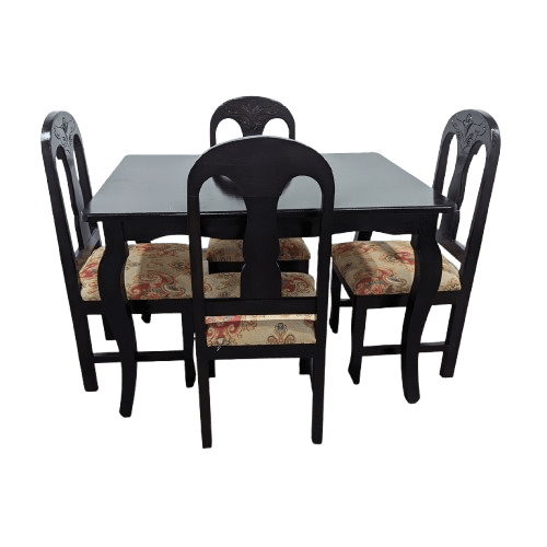 ANTECOMEDORES BALOYES FINO 4 SILLAS CHOCOLATE | Precio a crédito 52 semanas de