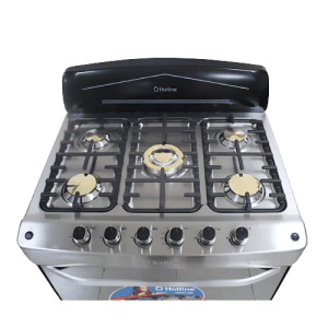 ESTUFAS HOTLINE HLGR-3005 30" 5 QUEMADORES C/COPETE ACERO INOX GRIS | Precio a crédito 52 semanas de - Imagen 3