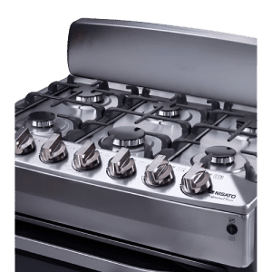 ESTUFAS NISATO NPX-7663TELAF 30'' C/COPETE 6 QUEMADORES ACERO INOX GRIS | Precio a crédito 52 semanas de - Imagen 3