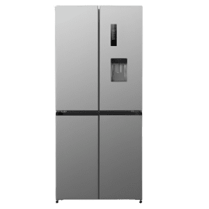 REFRIGERADORA MYSTIC RF-4DNV430L-SS 14.82 PIES DUAL INVERTER 4 PUERTAS C/DISPENSADOR DE AGUA ACERO INOXIDABLE GRIS | Precio a crédito 52 semanas de