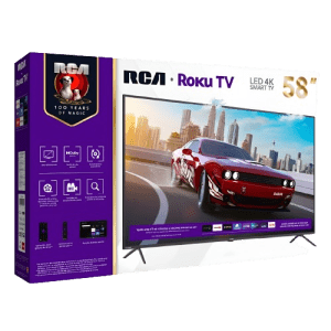 TELEVISORES RCA RC-58RK ROKU 58'' SMART TV NEGRO | Precio a crédito 52 semanas de