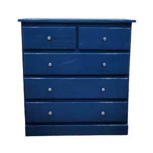 COMODAS SB DOLCE 5 CAJONES AZUL | Precio a crédito 52 semanas de
