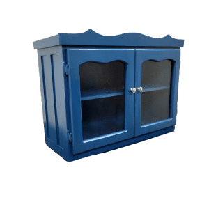ALACENA DE COLGAR SB DOLCE 2 PUERTAS C/CRISTAL AZUL | Precio a crédito 52 semanas de