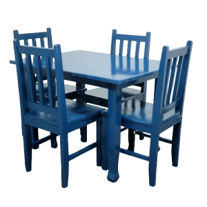 ANTECOMEDORES SB DOLCE 4 SILLAS AZUL | Precio a crédito 52 semanas de - Imagen 3