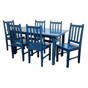 ANTECOMEDORES SB DOLCE 6 SILLAS AZUL | Precio a crédito 52 semanas de - Imagen 2