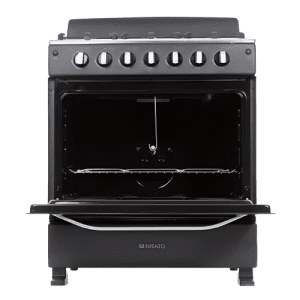 ESTUFAS NISATO NE-3036RELAF 30'' 6 QUEMADORES C/COPETE NEGRO | Precio a crédito 52 semanas de - Imagen 2