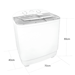 LAVADORAS MYSTIC WM-6708 6 KG/14 LBS / SEMIAUTOMATICA BLANCO  | Precio a crédito 52 semanas de - Imagen 3