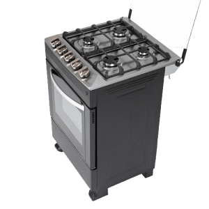 ESTUFAS NISATO NPB-6035TVMS /24'' 4 QUEMADORES C/TAPA DE CRISTAL NEGRO	 | Precio a crédito 52 semanas de - Imagen 2