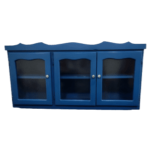 ALACENA DE COLGAR SB DOLCE 3 PUERTAS C/CRISTAL AZUL| Precio a crédito 52 semanas de - Imagen 3