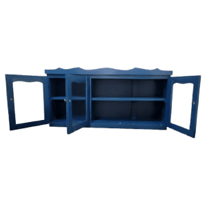 ALACENA DE COLGAR SB DOLCE 3 PUERTAS C/CRISTAL AZUL| Precio a crédito 52 semanas de - Imagen 2