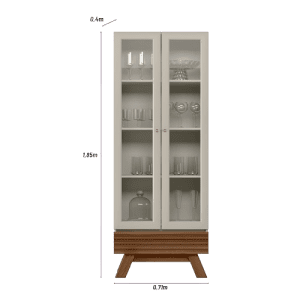 CRISTALERO PENSA MARSALA-2900 0.71X1.85 M 2 PUERTAS BEIGE | Precio a crédito 52 semanas de - Imagen 4