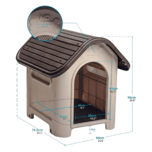 CASAS PARA PERRO MQ 0071 C/TAZON AZUL - Imagen 4