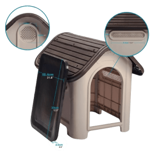CASAS PARA PERRO MQ 0071 C/TAZON AZUL - Imagen 3