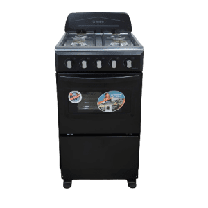 ESTUFAS HOTLINE HLGR-463 20'' C/COPETE 4 QUEMADORES NEGRO | Precio a crédito 52 semanas de