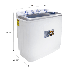 LAVADORAS PREMIER LAV-8277 SEMIAUTOMATICO 14 KG/31LBS C/BOMBA BLANCO | Precio a crédito 52 semanas de - Imagen 2