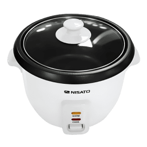 OLLA ARROCERA NISATO NRC-4TZSNG 0.6 L 3 TAZAS BLANCA