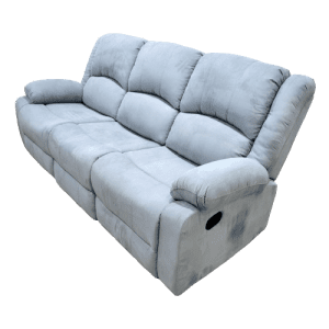 SOFA RECLINABLE PENSA SAMANTHA-0301 3 PUESTOS GRIS	 | Precio a crédito 52 semanas de - Imagen 2