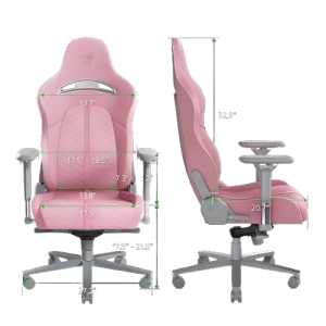 SILLAS GAMING RAZER ENKI CON APOYA MANOS Y APOYA CABEZA ROSA | Precio a crédito 52 semanas de - Imagen 7