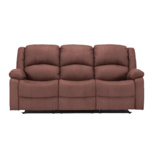 SOFA RECLINABLE PENSA SAMANTHA-0300 3 PUESTOS CHOCOLATE | Precio a crédito 52 semanas de