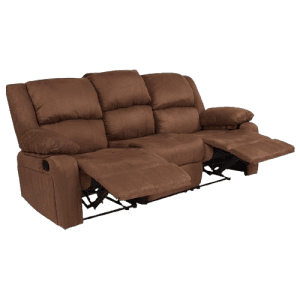 SOFA RECLINABLE PENSA SAMANTHA-0300 3 PUESTOS CHOCOLATE | Precio a crédito 52 semanas de - Imagen 2